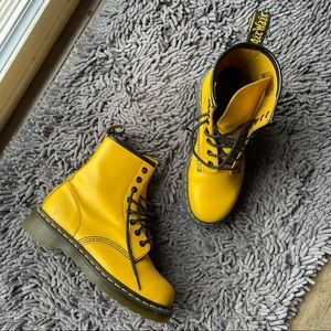 Like new Dr. Martens yellow 1460